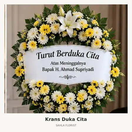 Krans Bunga Duka Majalengka Kota